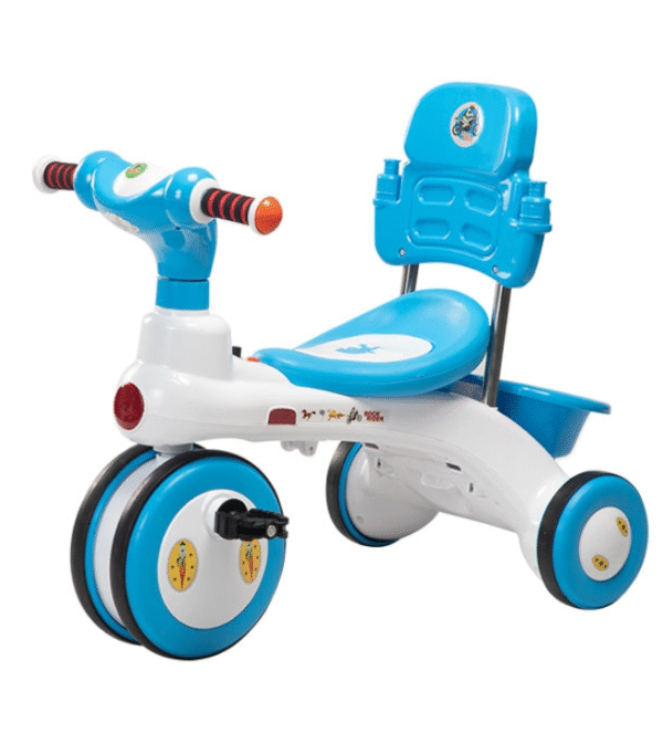 Rock Rider With Backrest-3Y Blue